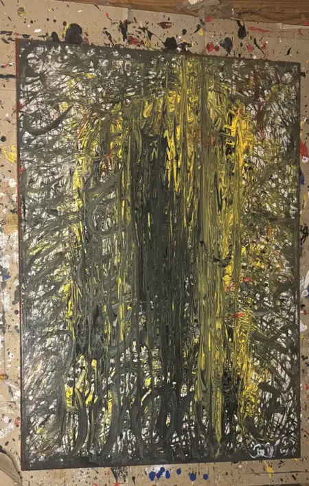 Œuvre abstraite 04 de David Briand
