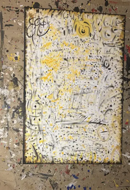 Œuvre abstraite 11 de David Briand