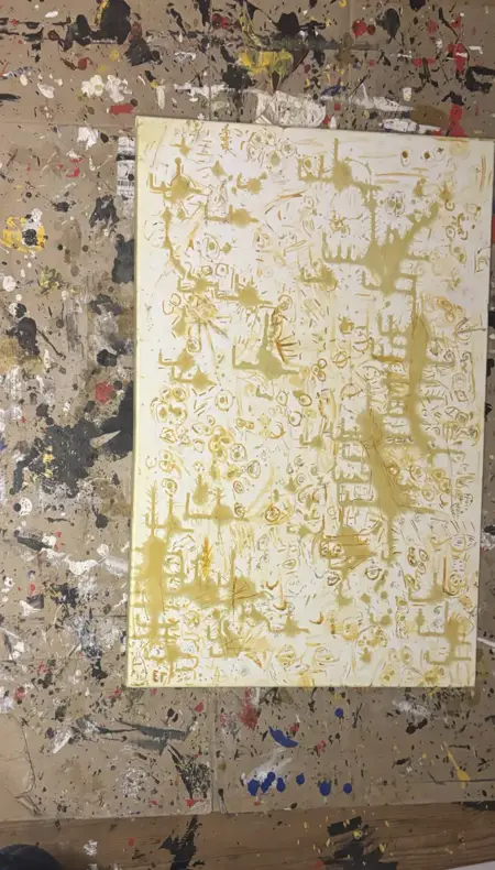 Œuvre abstraite 12 de David Briand